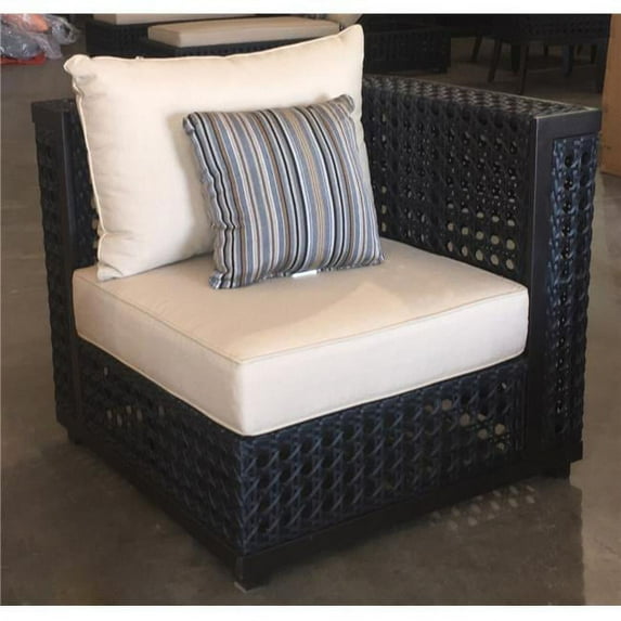 Monterey Outdoor Corner Seater, Multicolor - 32 x 34 x 34 in.