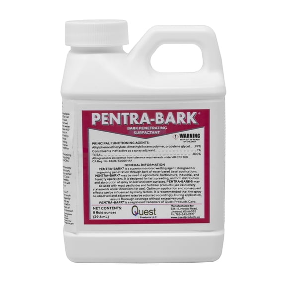 Monterey Pentra-Bark Penetrating Non-Ionic Surfactant Wetting Agent, 8fl oz - Easy-Mix, Easy-to-Use Outdoor Spray Additive