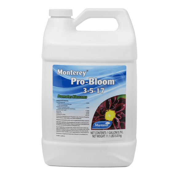 Monterey Pro-Bloom 3-5-17, 1gal - Concentrated Liquid Fertilizer to Promote Blossoms in Flowering Plants (California Only)