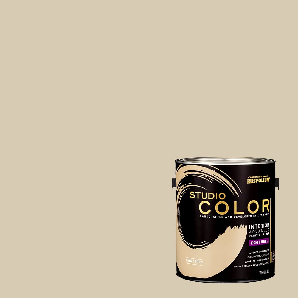 Monterey Rust Oleum Studio Color Interior Paint Primer Eggshell Finish 2 Pack