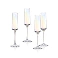 thumbnail image 1 of Godinger Monterey Champagne Flute Beverage Glass Cup  Set of 4, 1 of 2