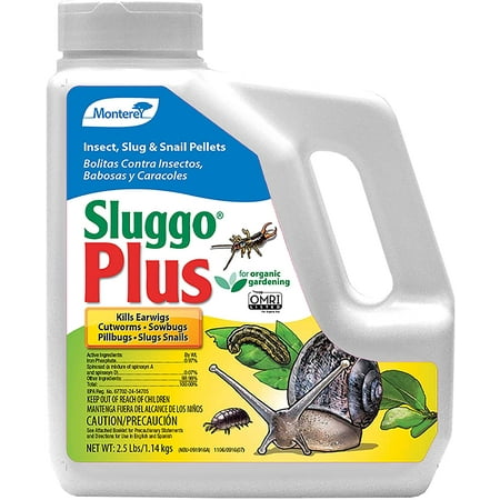 Monterey Sluggo Insect Killer 2.5 lb — Residential Use, Standard Application