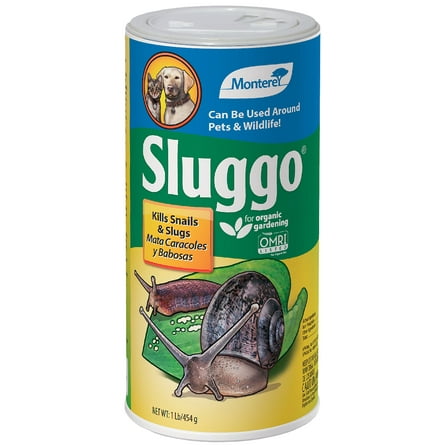 Monterey Sluggo, Wildlife Safe, Slug and Snail Killer Granules, 1 lb.