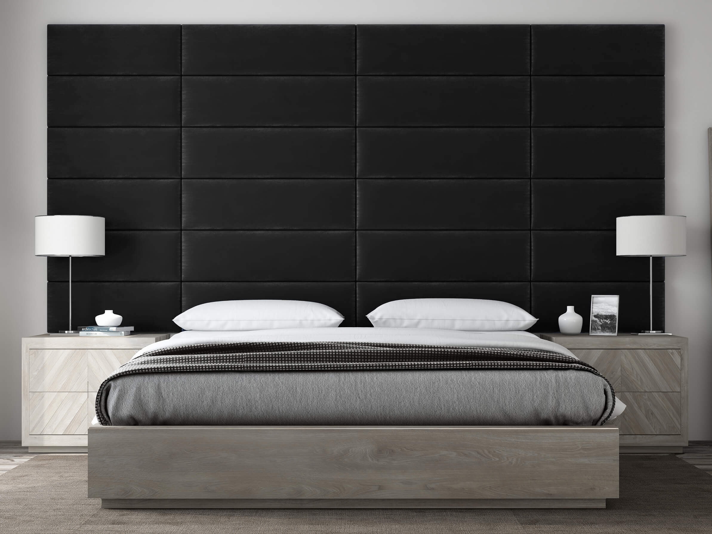 Monterey Upholstered Headboards Accent Wall Panels Packs Of 4