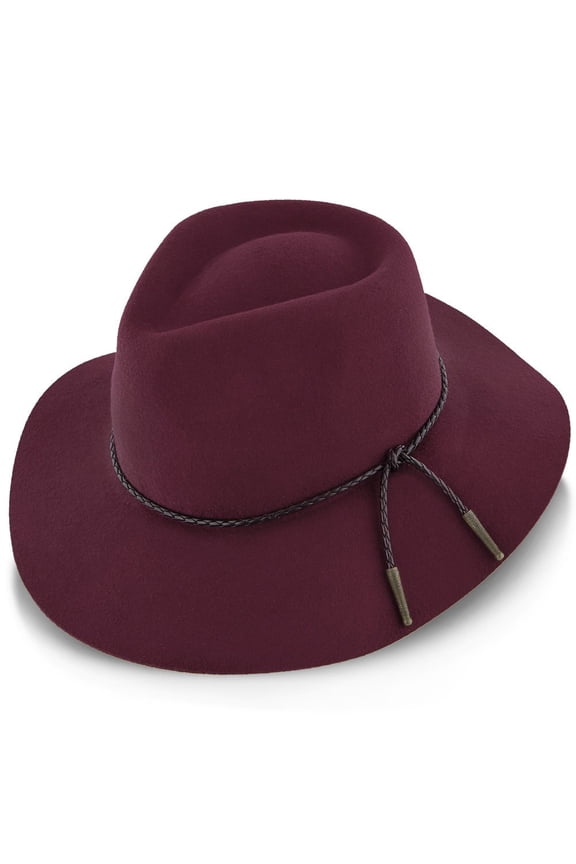 Monterey - Walrus Hats Light Brown Wool Felt Wide Brim Fedora Hat - H7010