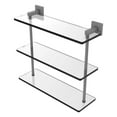 thumbnail image 1 of Montero Collection 16 Inch Triple Tiered Glass Shelf, 1 of 11