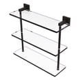 thumbnail image 1 of Montero Collection 16 Inch Triple Tiered Glass Shelf, 1 of 11