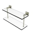 thumbnail image 1 of Montero Collection 16 Inch Two Tiered Glass Shelf, 1 of 5