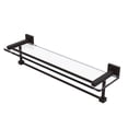 thumbnail image 1 of Montero Collection 22 Inch Gallery Glass Shelf with Towel Bar, 1 of 2