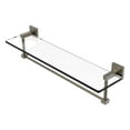 thumbnail image 1 of Montero Collection 22 Inch Glass Vanity Shelf with Integrated Towel Bar, 1 of 11