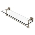 thumbnail image 1 of Montero Collection 22 Inch Glass Vanity Shelf with Integrated Towel Bar, 1 of 5