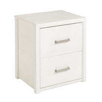 Monterrey Nightstand - Shabby White Finish