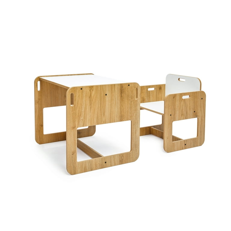 Montessori Wooden Kids Play Table Set, Toddler Table Set OR