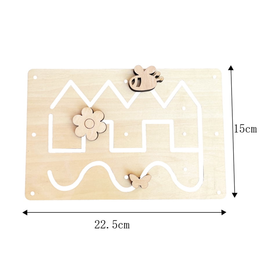 Sharplace Tableau dactivité avec bouton lumineux, activités dappren