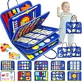 Montessori Busy Board Toys for Toddler 1 2 3 Year Old - Boys Girls ...