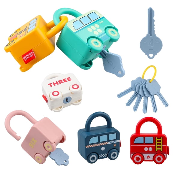 Montessori Educational Toys Learning Games Busy Board - Toddler Car Activities - Baby Sensory Fine Motor Skills Developmental Toys - Gifts for 12 18 24 Month Age 1 2 3 4 One Two Year Old Boys Girls