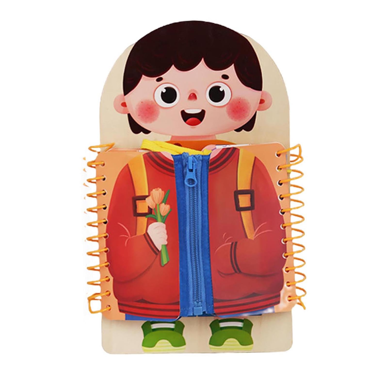 Montessori Learn To Dress Boards Educational Toy Set For Kids Preschool ...