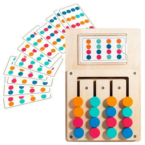 Color Matching Puzzle Toys, Montessori Brain Teasers Game for Kids Age 3, 4, 5, 6, 7 Years Old, Road Trip Toys for Boys & Girls, Handheld Games for Travel, Ideal Christmas, Birthday Gifts