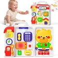 thumbnail image 1 of Montessori Learning Toys for 1 Year Old, Busy Board for Toddlers, Toddler Toys for Boys Girls 1 2 3 Year Old, Preschool Toys, Perfect Birthday Gift, 1 of 10