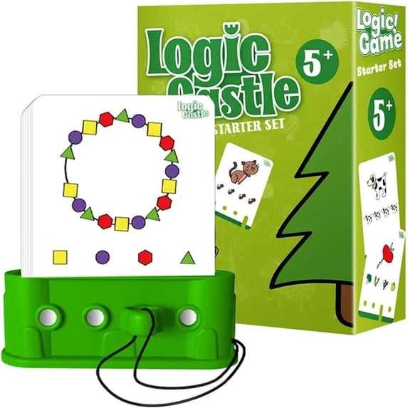 Montessori Logic Castle Card Game, Ages 3-6 – Logic, Motor Skills, Problem Solving(RL Normal Mode 1 PC)