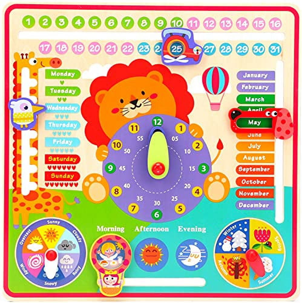 Montessori Mama Montessori Toys for Toddlers Learning Clock Preschool