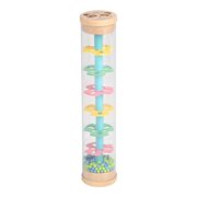 Montessori Raindrop Sound Toy Music Percussion Instrument Plastic Rainbow Hourglass Rain Maker Rain Stick Kids Educational Toys