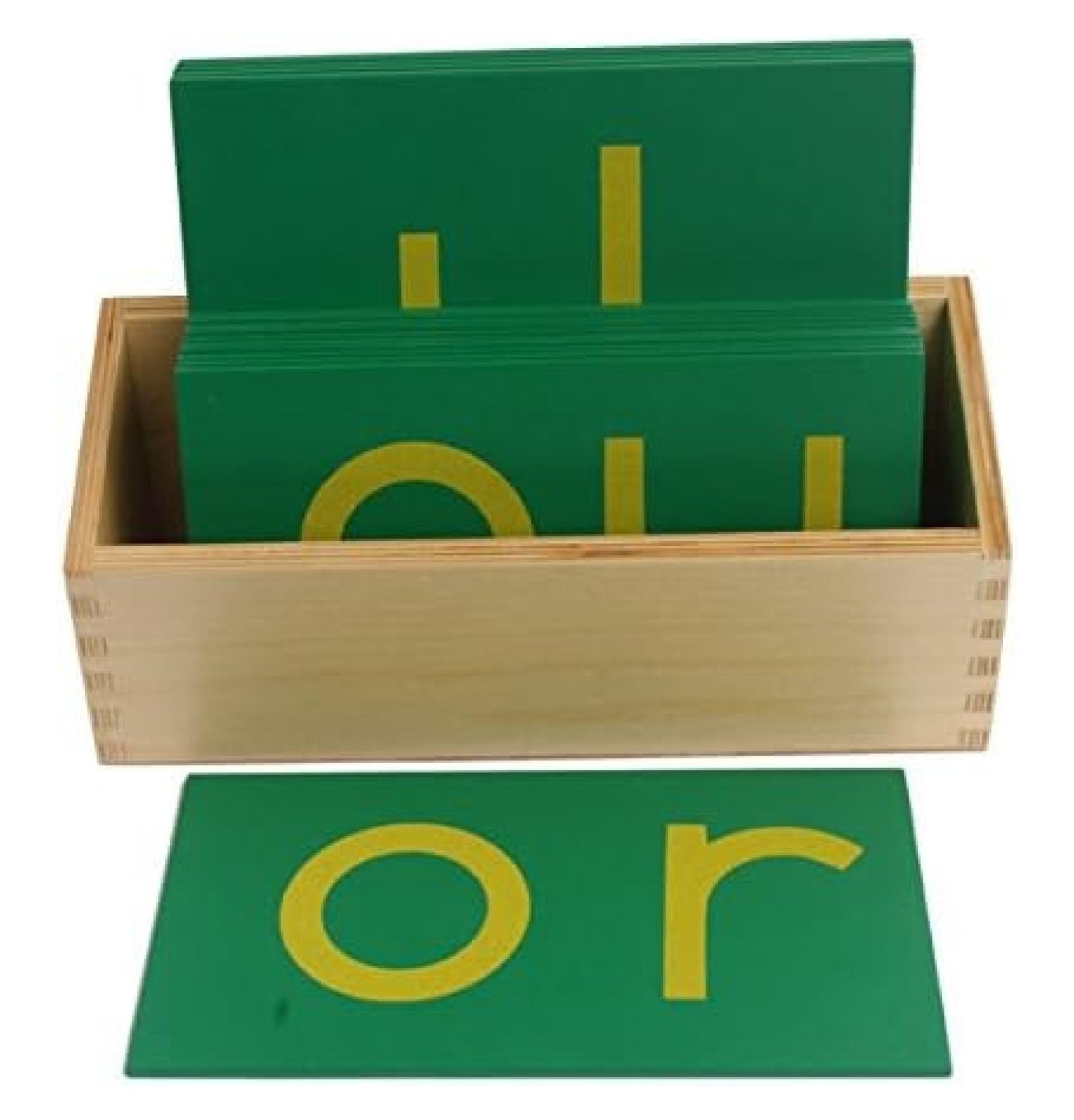 Montessori Sandpaper Lower Case Double Letters, Print with Box ...