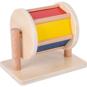 Montessori Spinning Drum Rainbow Baby Toy Tummy Time Fine Motor Sensory Learning Toy 6 to 12 Months