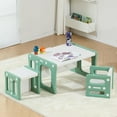 thumbnail image 1 of Montessori Table and Chair Set, Kids Table and Chairs, Height-Adjustable Toddler Table and Chair Set, Table Chair for Ages 3-8, Childrens Table for Daycare, Classroom, 1 of 14