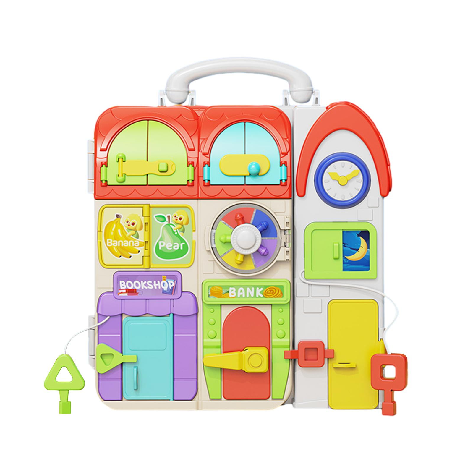 Montessori Toy Preschool Learning Activities latches Busy Board for