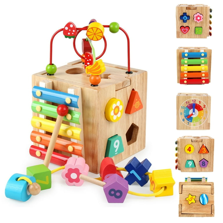 Montessori Toys for 1 Year Old, Baby Toys for 12-24 Months, Learning  Educational Toys for 1 2 3 Year Old Boys Girls, Shape Sorting Toy for  Toddlers