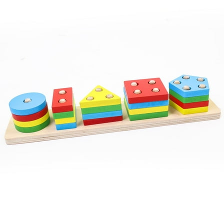 Montessori Toys for 1 Year Old Boys Girls Birthday Gifts, Sensory Toys for Toddlers 1-3, Wooden Sorting & Stacking Toys, Educational Toys for Preschool Learning Activities Puzzles for Kids