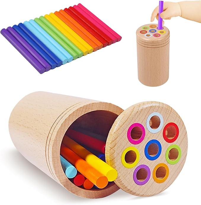 Montessori Toys for 1+ Year Old, Toddler 18 Month Old Toys Color