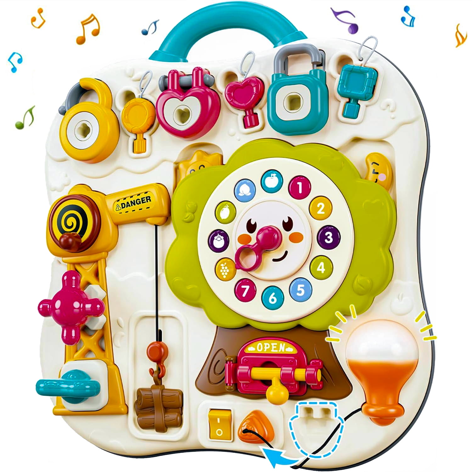 Montessori Toys for 1 Year Old Boys Girls, Busy Board Toys for Toddlers 13, Learning