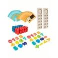 thumbnail image 1 of Montessori Wooden Math Learning Toy Educational Counting Game for Ages 3-6, 1 of 7