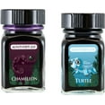 thumbnail image 1 of Monteverde 60ml Ink, Chameleon (Burgundy), Turtle (Turquoise) Jungle Ink (G309CM, G309TU) Fountain Pen Ink (30ml Each Ink Bottle, 2 Pack), 1 of 2