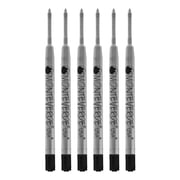 Monteverde Ballpoint Pen Refill Extra Fine Point Black Ink 6 Pack P113BK