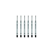 Monteverde Ballpoint Pen Refill Fine Point Black Ink 6 Pack P423BK