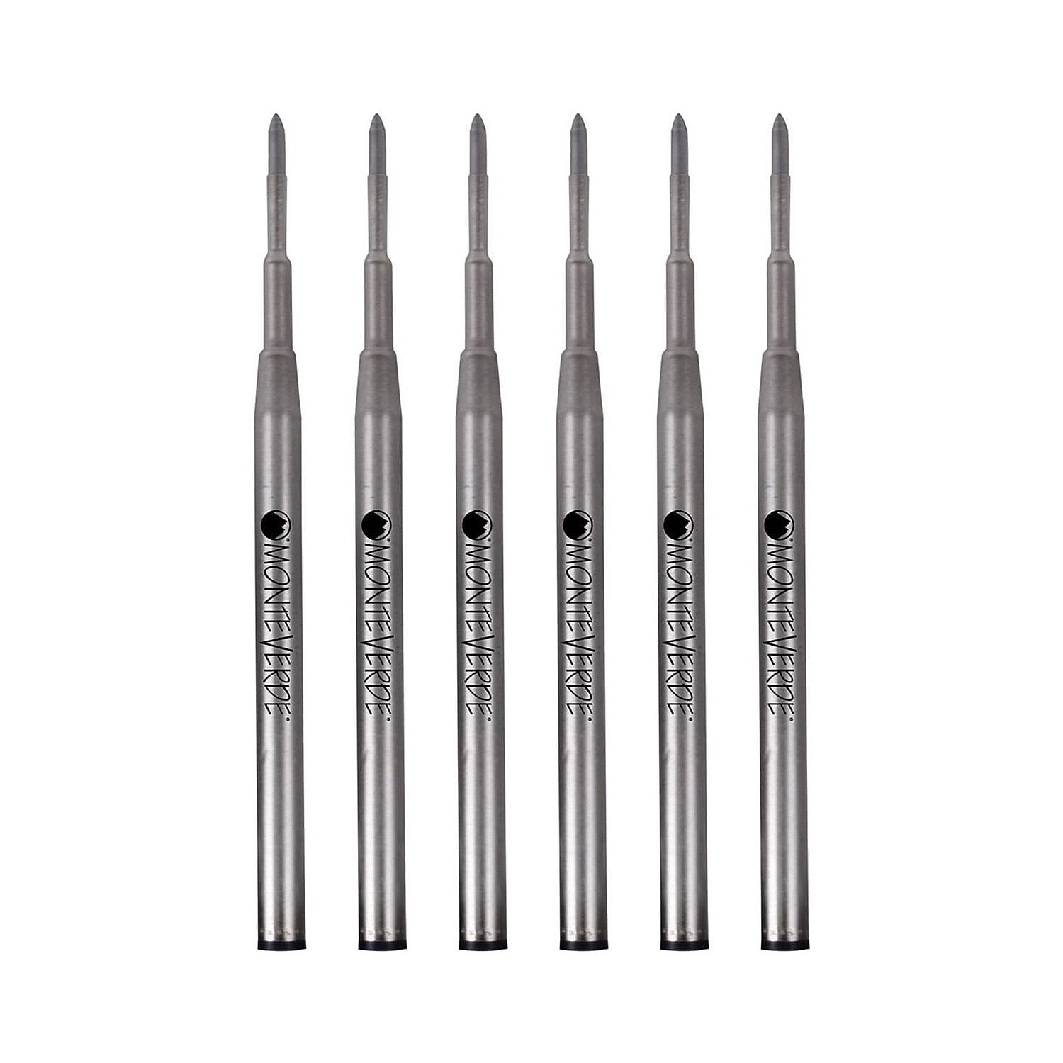 Monteverde Ballpoint Pen Refill Fine Point Blue Ink 6 Pack (M423BB)