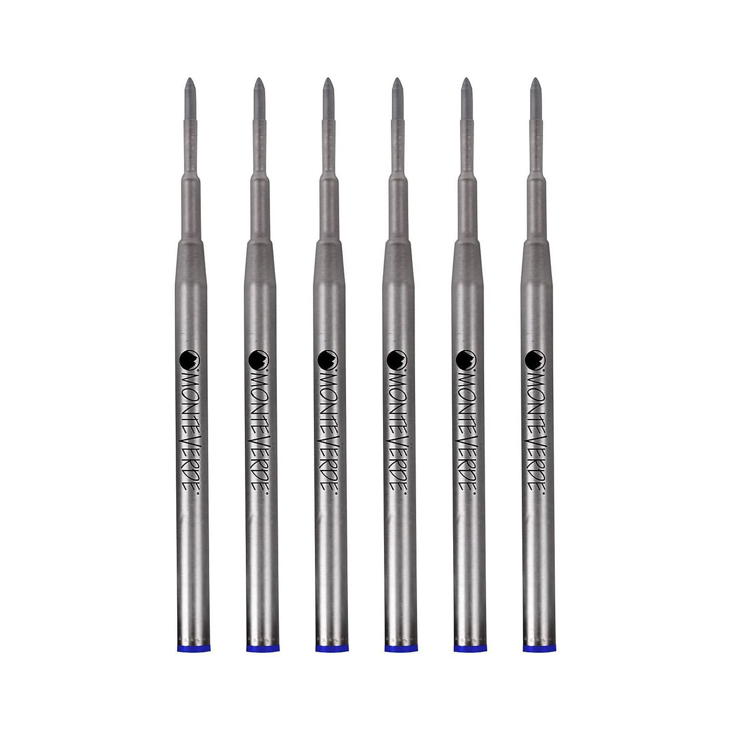 Monteverde Ballpoint Pen Refill Fine Point Blue Ink 6 Pack (M423BU)