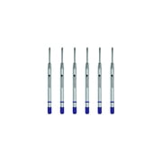 Monteverde Ballpoint Pen Refill Fine Point Blue Ink 6 Pack P423BU