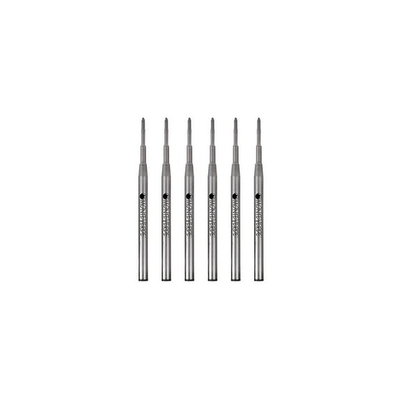 Monteverde Ballpoint Pen Refill Medium Point Blue Ink 6 Pack (M133BB)