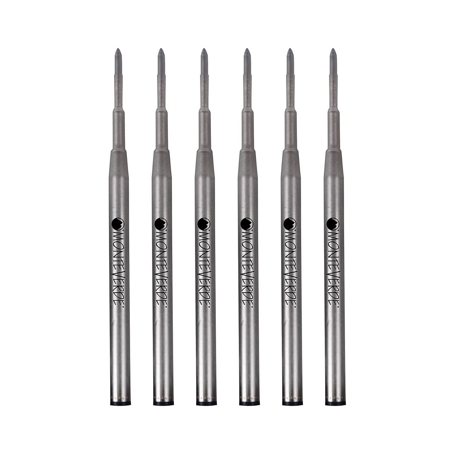 Monteverde Ballpoint Pen Refill Medium Point Blue Ink 6 Pack (M433BB)