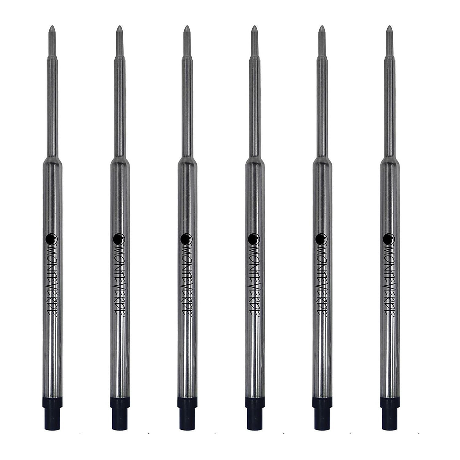 Monteverde Ballpoint Pen Refill Medium Point Blue Ink 6 Pack (W133BB)