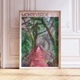 Monteverde Costa Rica Wall Art Print, Pastel Tropical Cloud Forest And ...