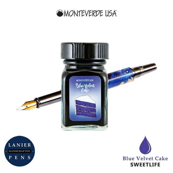 Monteverde Sweet Life Ink Bottle - Blue Velvet Cake