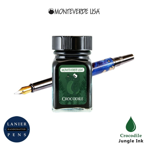 Monteverde G309CR Ink Bottle 30 ml - Jungle Crocodile (Green)