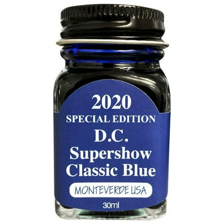 Monteverde G309DW 30 ml Fountain Pen Ink Bottle DC Supershow Classic Blue