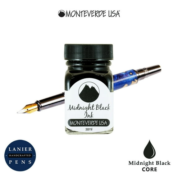 Monteverde Ink Bottle - Midnight Black