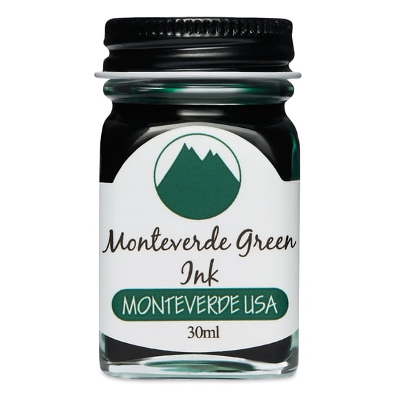 Monteverde Core Fountain Pen Ink - Monteverde Green, 30 ml
